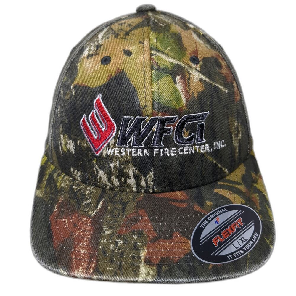 WFCI Fitted Baseball Cap Multicolor XL Embroidered Camo Flexfit Advantage Series